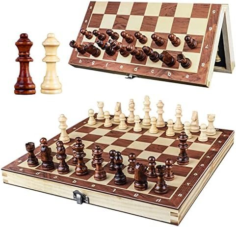 Jeu d'échecs portable en Bois