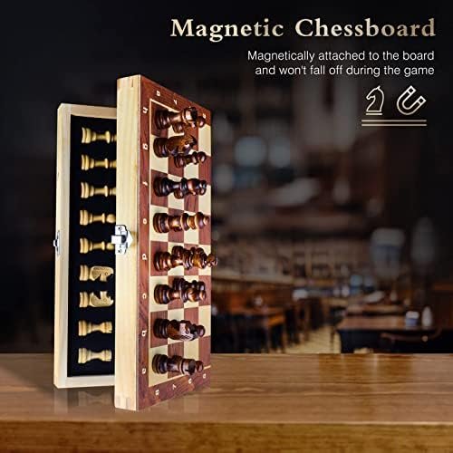 Jeu d'échecs portable en Bois