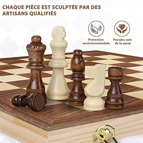 Peradix Jeu d'échec design en bois