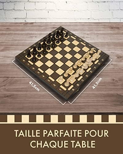 ChessEbook Jeu d'échecs design pliable 41 cm