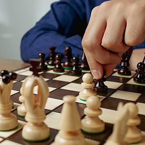 Jeu D'échecs design en Bois Royal