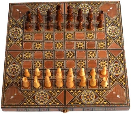 Jeu d'échecs design mosaïque