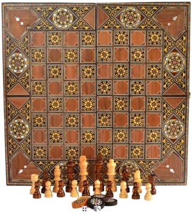 Jeu d'échecs design mosaïque